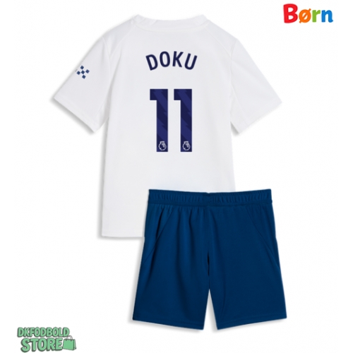 Manchester City Jeremy Doku #11 Replika Babytøj Tredje sæt Børn 2026-27 Kortærmet (+ Korte bukser)